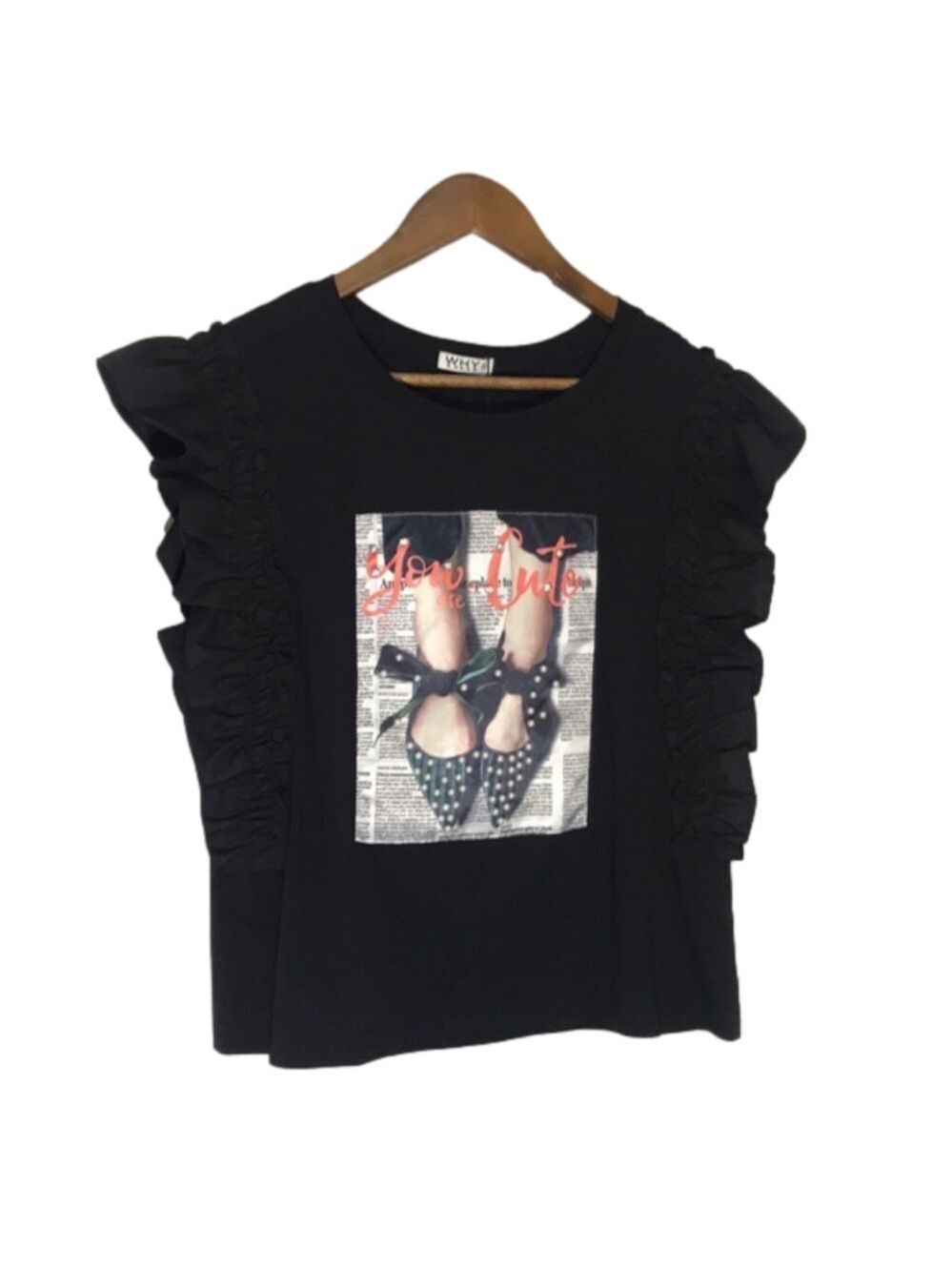 Why Dress Ruffled Top Sz X-Large